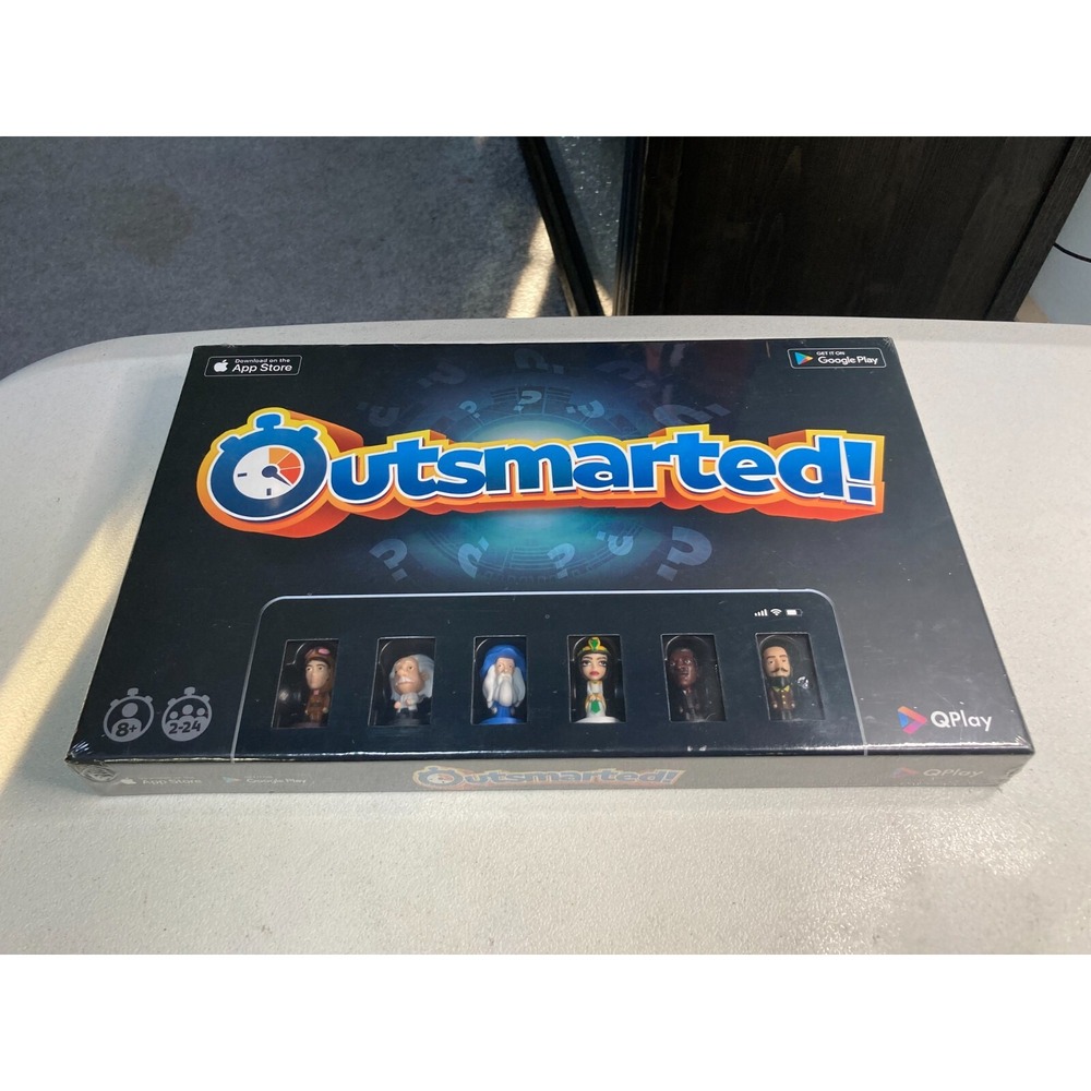 Outsmarted The Live Family Quiz Show Board Game App Tablet Stand Remote Play New